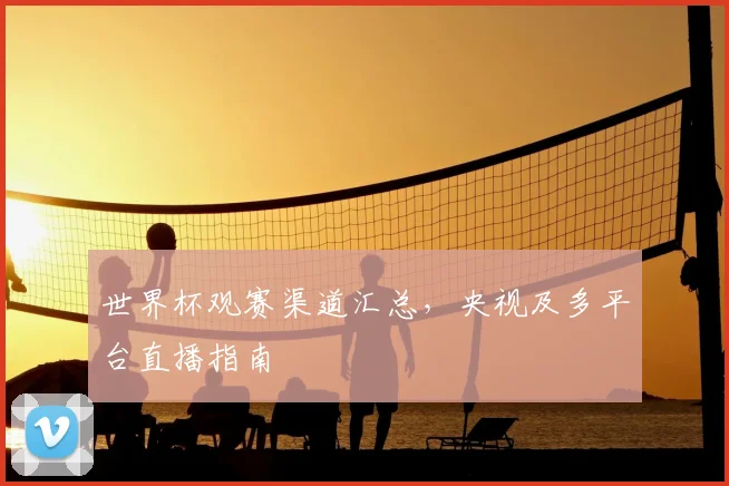 世界杯观赛渠道汇总,央视及多平台直播指南